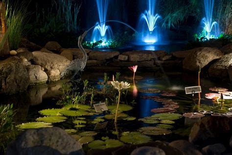 33 Ponds at Night ideas | pond, water features, water garden