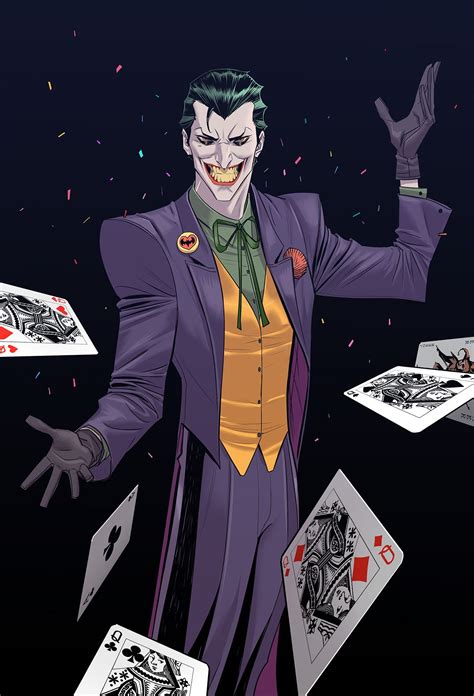 Classic Joker By Dan Mora Joker Cartoon Joker Comic Joker Artwork