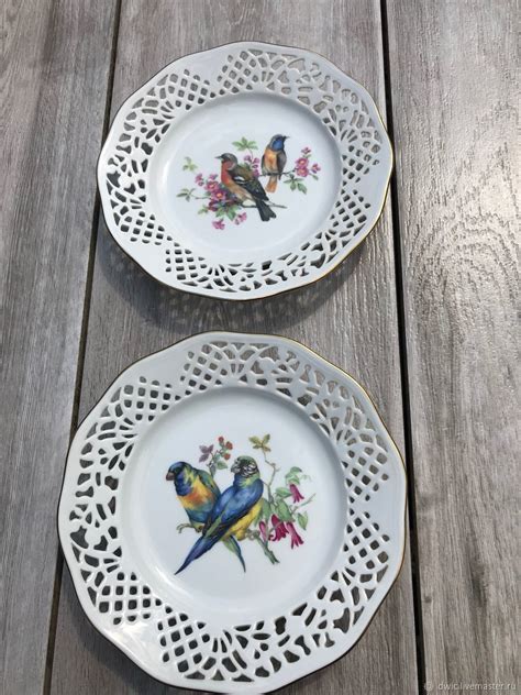 Wall plates Birds Schumann Germany купить на Ярмарке Мастеров