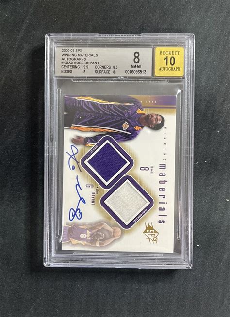 Kobe Bryant Collection Lot On Card Autos Patches Numbered Graded Psa