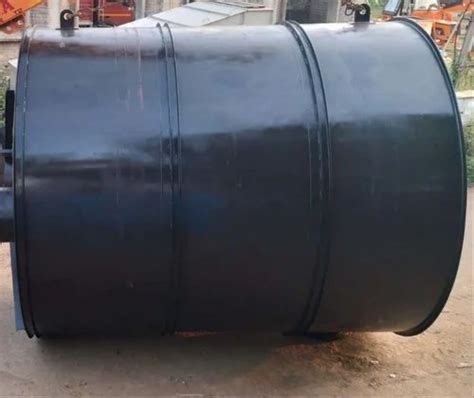 Black Mild Steel Chemical Storage Tank Storage Capacity L L At