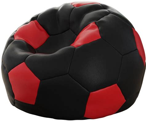 Купить Пуфики и Бинбэги Бинбэг Mirjan24 Ksante 500 L Black/Red по ...