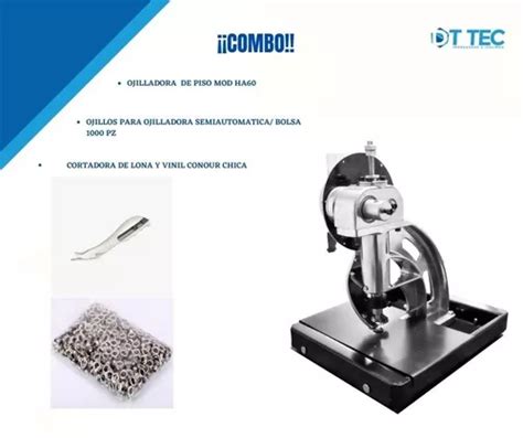 Ojilladora Semiautomatica 1000 Ojillos Cortadora De Lona