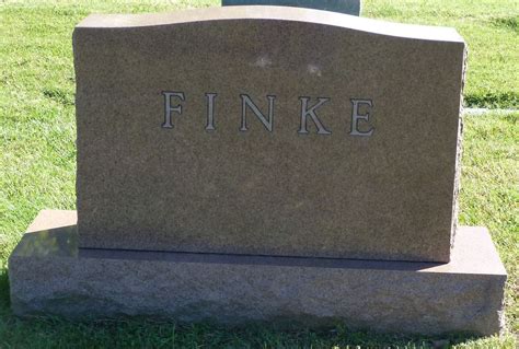 Bernhard Henry Finke M Morial Find A Grave