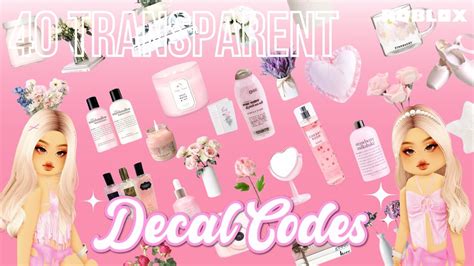 Roblox Decal Codes Transparent Preppy It Girl Room PART 2 Berry