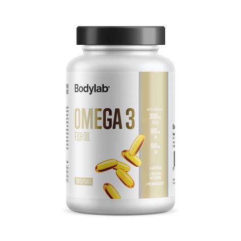 Omega 3 Fiskeolie Til En Fast Lav Pris Bodylab