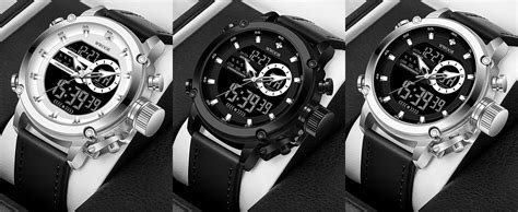 Wwoor Reloj Militar Para Hombre Reloj Electr Nico T Ctico Reloj De