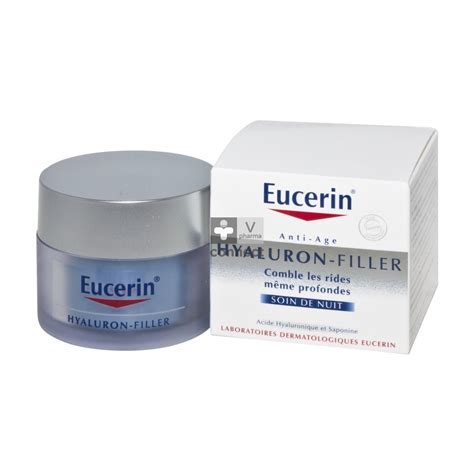 Eucerin Hyaluron Filler Cr Me De Nuit Anti Rides Ml Prix Promo