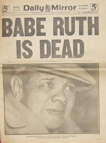 Babe Ruth Timeline Timetoast Timelines