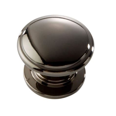 Hickory Hardware Williamsburg 34 In Black Nickel Vibed Cabinet Knob