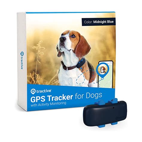 Tractive Pet Tracker Waterproof Gps No Sim Card Tracker Midnight