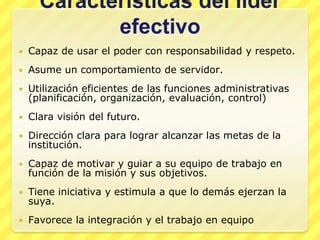 Liderazgo Efectivo PPT