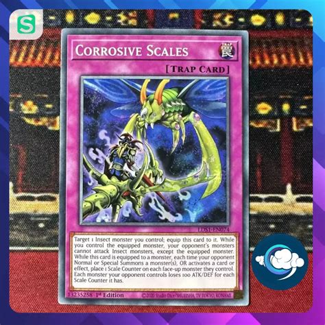 Thẻ Bài Yugioh Uk Lds1 En074 Corrosive Scales Shopee Việt Nam