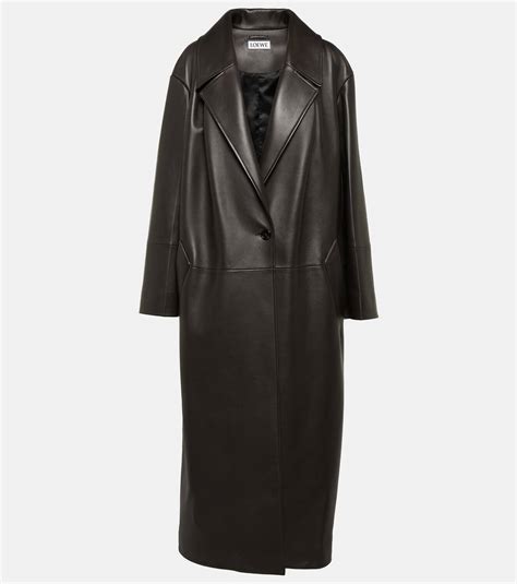 Loewe Leather Coat Loewe