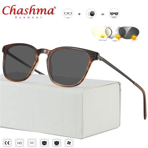 Myopia Sunglasses Photochromic Finished Men Women Myopia Eyeglasses Frame With Color Lens Sun