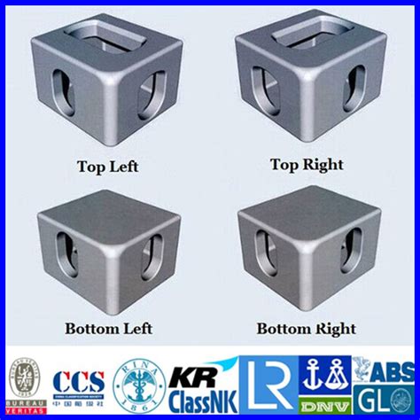 Casting Container Corner Fittings For Shipping Container Container