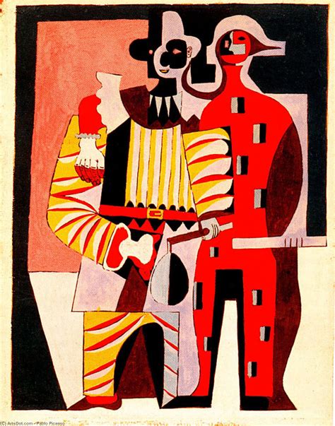 Riproduzioni D Arte Pierrot E Harlequin Di Pablo Picasso