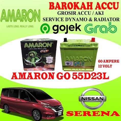 Jual Aki Mobil Nissan Serena Amaron Go D L Ah Shopee Indonesia