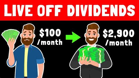 The Fastest Way You Can Live Off Dividends 2900 Month YouTube