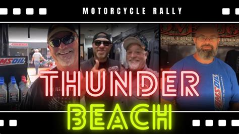 Thunder Beach Motorcycle Rally Panama City Beach Amsoil Adam And More