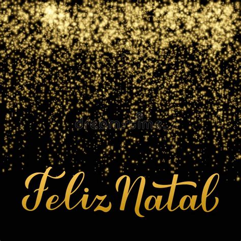 Feliz Natal Calligraphy Hand Lettering With Wreath Of Fir Tree Branches