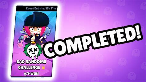 Completing The Bad Randoms Challenge Brawl Stars Youtube