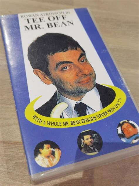 Vintage Tee Off Mr Bean Rowan Atkinson Video Tape Vhs Hifi Stereo