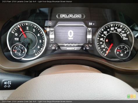 Light Frost Beige Mountain Brown Interior Gauges For The 2020 Ram 1500