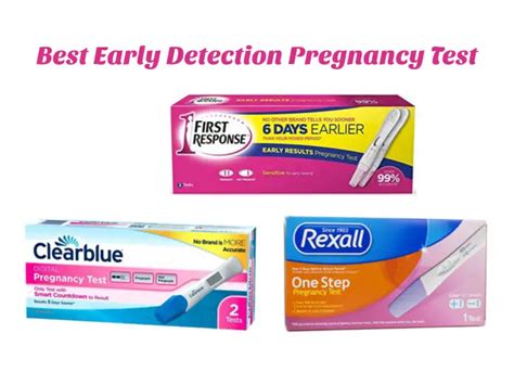 Best Early Detection Pregnancy Test: First response vs Clearblue vs Rexall