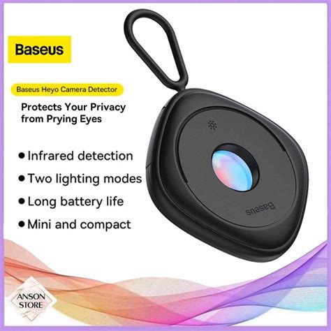 Baseus Camera Detector For Hidden Camera Portable Pinhole Hidden Lens