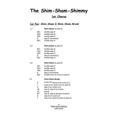 The Shim Sham Routine