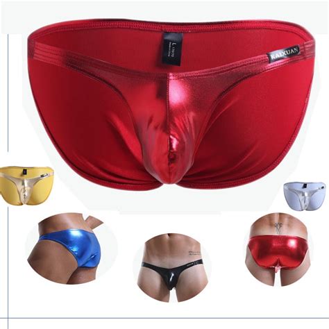 Roupa Interior Masculina Fina E Transparente Cueca De Seda De Gelo