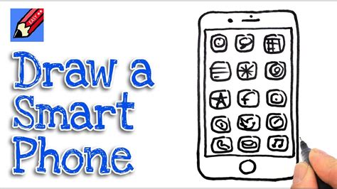 How To Draw A Phone Step By Step