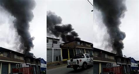 Incendio En Parque Industrial Villa El Salvador Hoy Avenida Pachacútec Bomberos Video