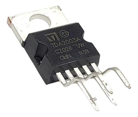 2pcs Tda2003 Tda2003a St Zip 5 10w Audio Amplifier Ic Car Audio