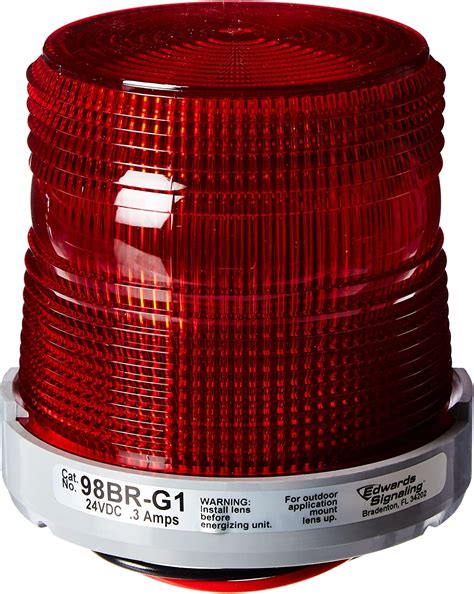 Edwards Signaling Br G Strobe Vdc Red Automotive Strobe Lights