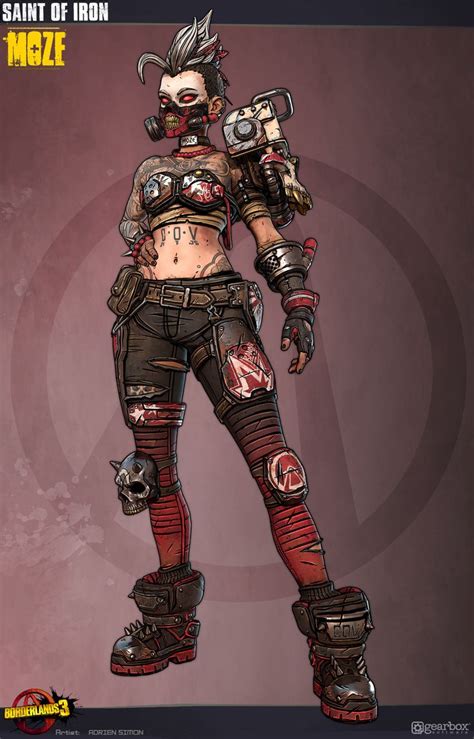 Artstation Moze Saint Of Iron Borderlands 3 Borderlands