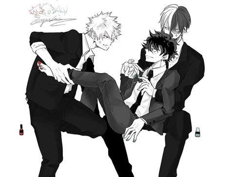 Bakugou Katsuki Midoriya Izuku Todoroki Shouto Bakutododeku Hd