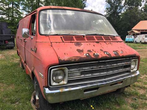 1977 Dodge Van Van Orange RWD Automatic Tradesman 100 for sale - Dodge Van 1977 for sale in ...