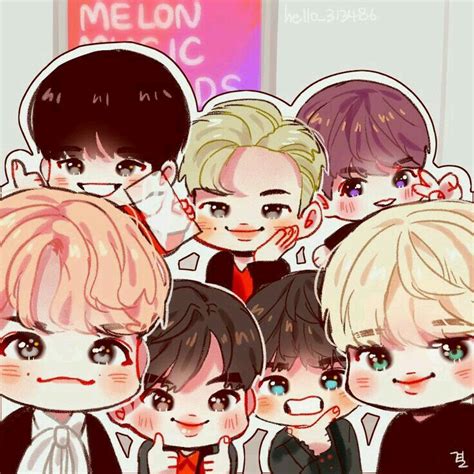 Kawaii Bts Yudira Duenas Fanart Bts