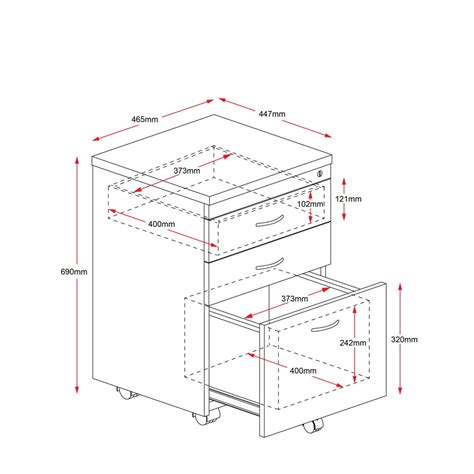 Rapid Span Drawer Mobile Pedestal Epic Office Furniture