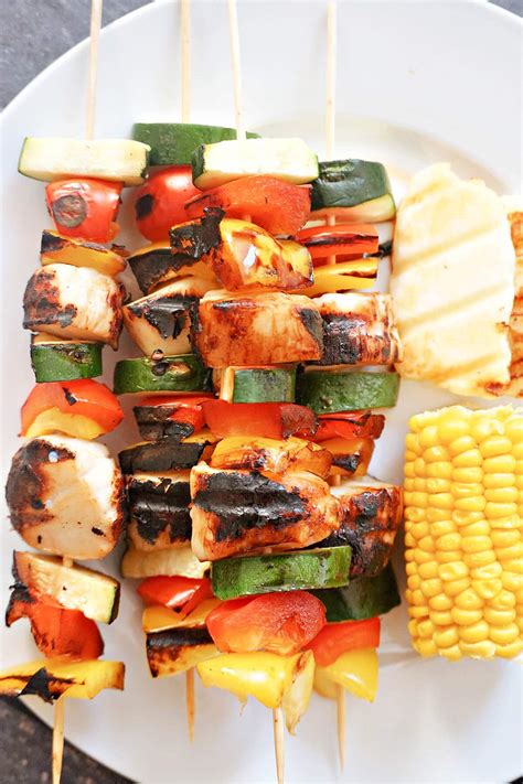 Grilled Teriyaki Scallop Skewers My Gorgeous Recipes