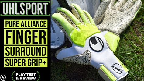 Uhlsport Pure Alliance Finger Surround Super Grip Goalkeeper Glove