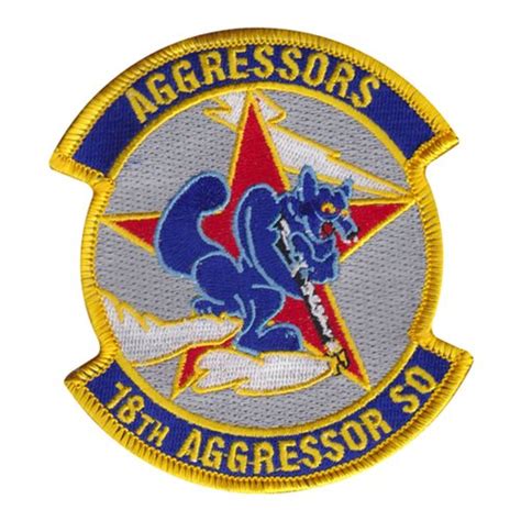 18th Aggressor Squadron 8 Agrs Custom Patches