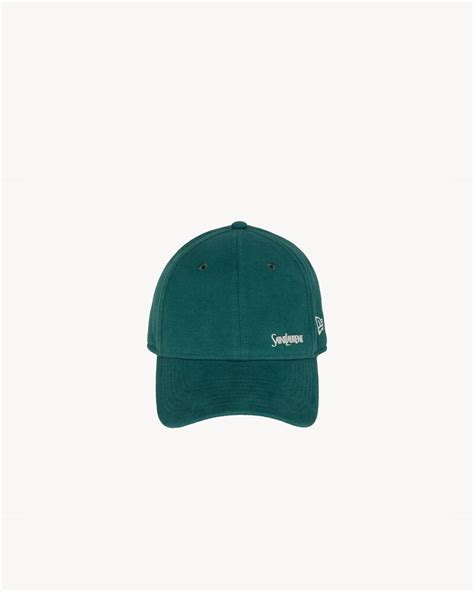 New Era Cap In Fleece Saint Laurent