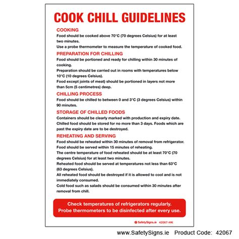 Cook Chill Guidelines 42067 — Safetysignsie