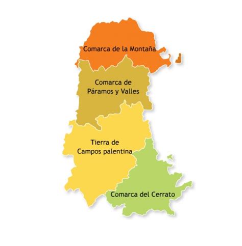 Mapas Politico De Palencia