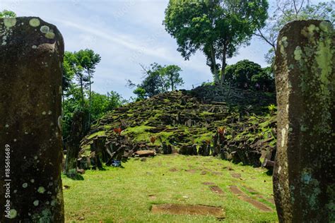 Gunung Padang Megalithic Site In Cianjur West Java Indonesia Gunung