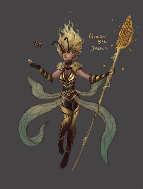 Queen Bee Janna League Of Legends Skin Concept By Veronica Oneill