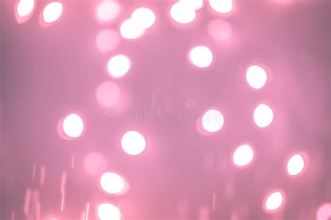 Pink Festive Christmas Beautiful Abstract Background with Bokeh Lights ...